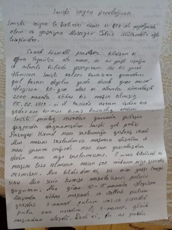 İmişli polisində özbaşınalıq: ayıq sürücüyə sərxoşluqla bağlı protokol tərtib edildi, halbuki...