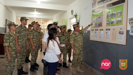 “Nar” Silahlı Qüvvələr Gününü işğaldan azad edilmiş ərazidə xidmət edən əsgərlə rlə birgə qeyd etdi