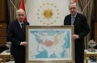 “Ərdoğana Rusiya ərazisinin daxil olduğu xəritə bağışlandı” “Ərdoğana Rusiya ərazisinin daxil olduğu xəritə bağışlandı”