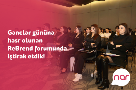 “Nar” Gənclər Gününə həsr olunmuş tədbirdə iştirak edib “Nar” Gənclər Gününə həsr olunmuş tədbirdə iştirak edib