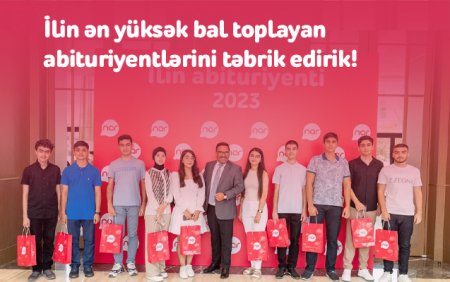 “Nar”dan təhsilə dəstək: Ən çox bal toplayan abituriyentlər mükafatlandırıldı “Nar”dan təhsilə dəstək: Ən çox bal toplayan abituriyentlər mükafatlandırıldı
