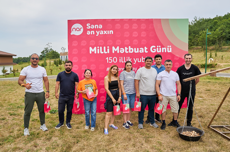 “Nar” milli mətbuatın 150 illiyini media nümayəndələri ilə qeyd edib “Nar” milli mətbuatın 150 illiyini media nümayəndələri ilə qeyd edib